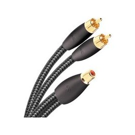 Cable divisor AUDIOQUEST F22M-FLX-X RCA hembra a 2 conectores RCA macho