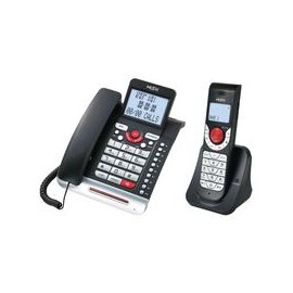 Teléfono Alámbrico MISIK MT8110 Negro/ 1 extensión inalámbrica /Dect 6.0 DUO