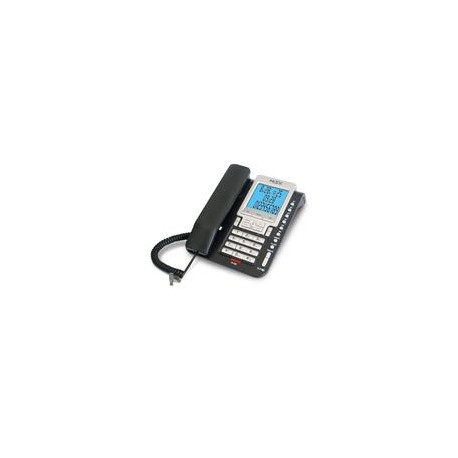 Teléfono Alámbrico MISIK MT888 Negro/ Identificador de Llamadas/Pantalla LCD