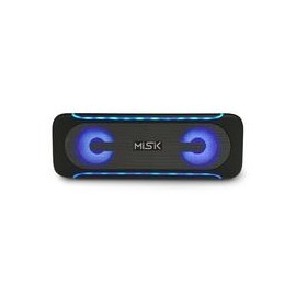 Bocina Portatil MISIK MS251 Negro Bluetooh Radio FM Luz Led