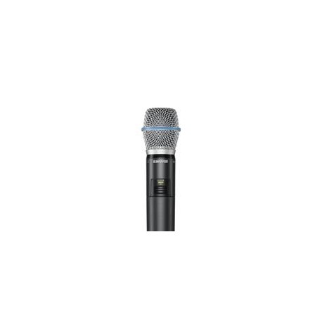 Transmisor de mano SHURE GLXD2-B87 Inalámbrico/cardioide,Transmisor de Mano SHURE GLXD2-B58 hasta 16 Hr de Uso,Sistema Receptor