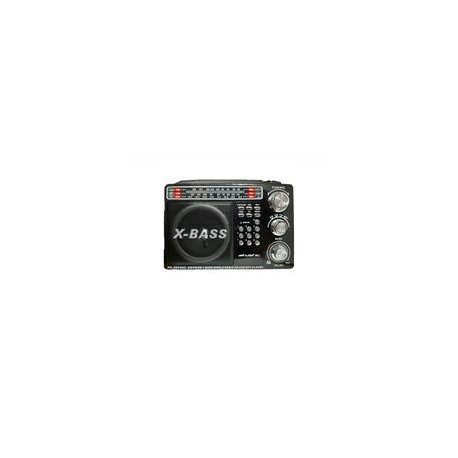 Grabadora con linterna AKUSTIC AK-2034ULN USB/Radio AM-FM/SD,Transmisor inalámbrico SHURE BLX1 para Micrófono de solapa o diade