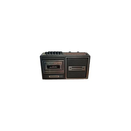 Radiograbadora Akustic AK-6003U Negro Cassette/SD/USB,Subwoofer Activo ALIEN SP18 600W 18" Bajos Profundos,Sistema Lineal ALIEN