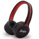 Audífonos de diadema GHIA GAC-104 negro-rojo/Bluetooth 4.2