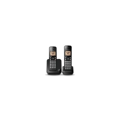 Teléfono Inalámbrico PANASONIC KX-TGC352 Negro/1 extensión