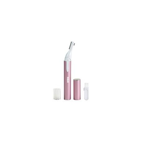 Recortadora de vello facial RCA RC-P5 Rosa-Blanco / Cepillo para limpieza