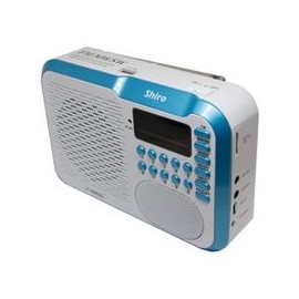 Radio Shiro LT506UC AM/FM USB 3 Bandas Azul