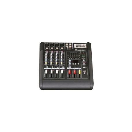 Mezcladora Amplificada Soundtrack MIX4AMP3 4 Canales USB