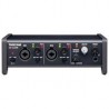 Interfaz de Audio TASCAM US-2X2HR USB/MIDI/2 Canales/24 Bits,Mezcladora tipo streaming SOUND TRACK STUDIO6KIT 6 canales / compa