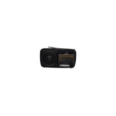 Radio portátil AKUSTIC AK-1505BTN Negro/Bluetooth/Recargable